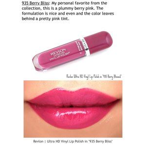 New Revlon Ultra HD Vinyl Lip Polish Berry Blissed